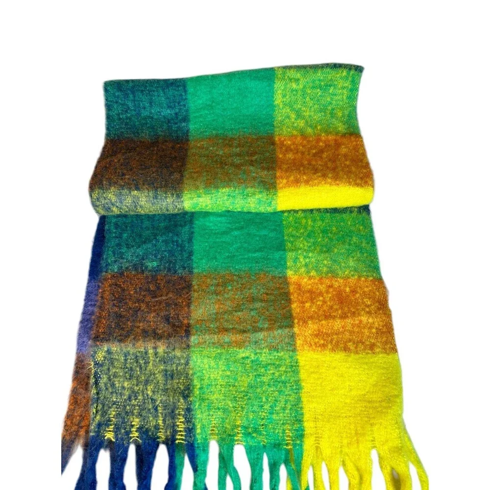 Women’s Soft Scarve Scarf Wrap Multi-Color 80” Long X 15” Wide
